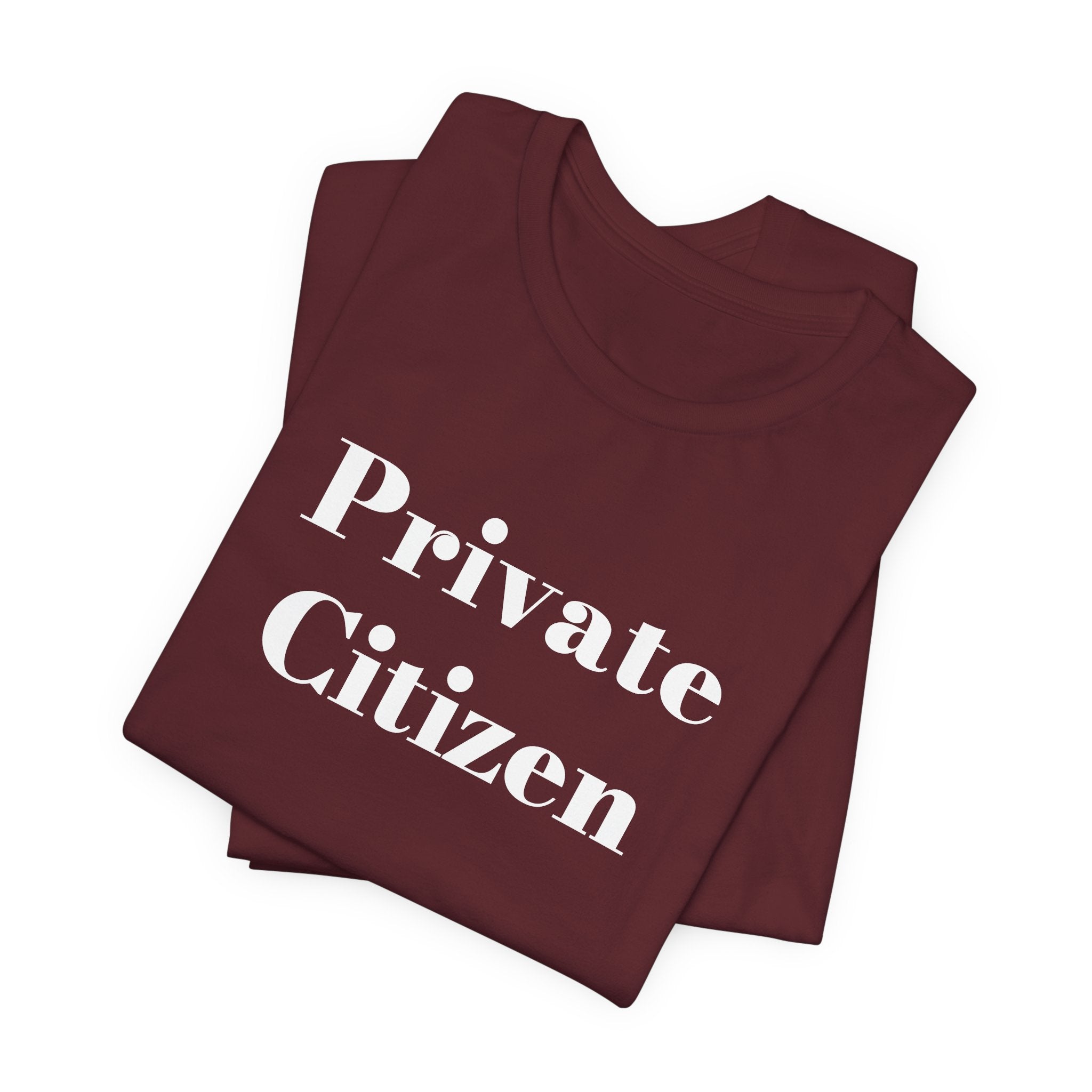 PRIVATE CITIZEN T-shirt — Minimalist Tee