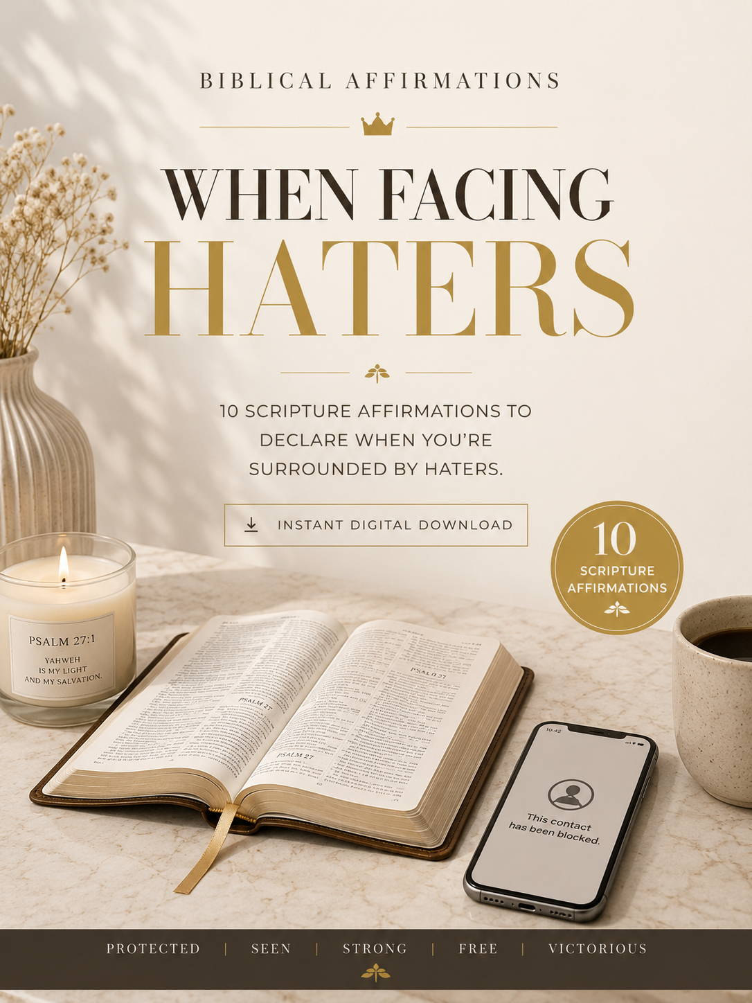 Biblical Affirmations: When Facing Haters